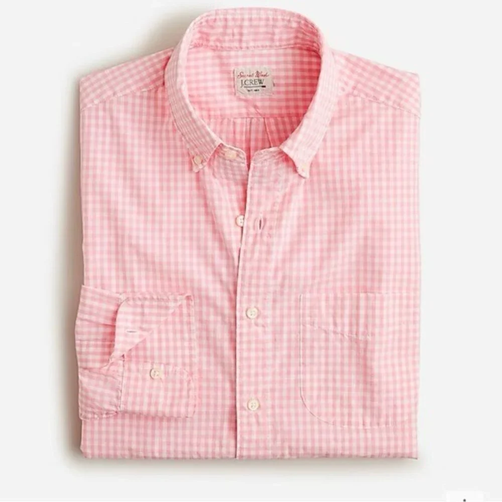J.Crew Men’s Secret Wash cotton poplin shirt - Size‎ XL